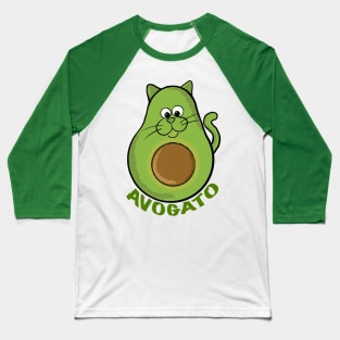 Avogato - the avocado cat Baseball T-Shirt